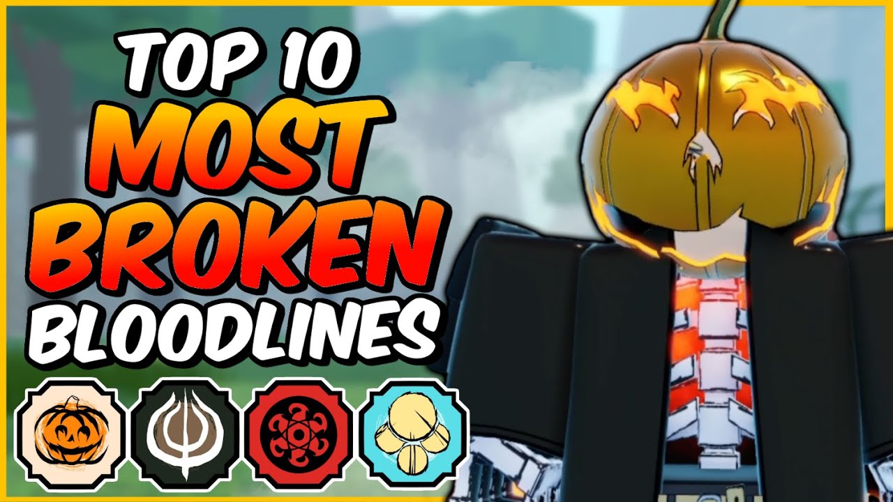 Top 10 MOST BROKEN Shindo Life Bloodlines | Shindo Life Bloodline Tier List