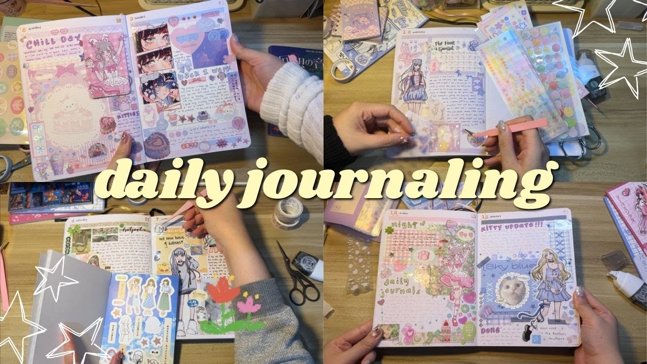 ✧˖°. daily journaling with me (no talking, ASMR) ✩°｡ ⋆⸜ 🎧✮