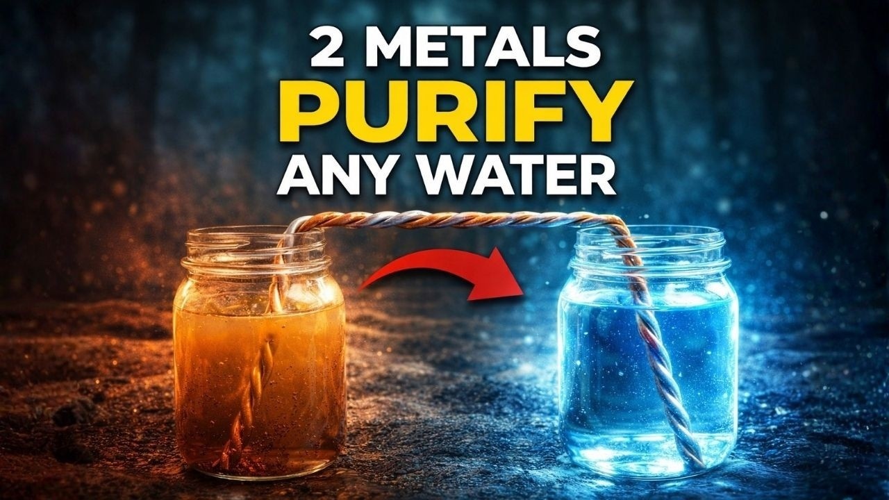Connecting Two Metals Purifies ANY Water? The Buried “Earth Filter” Survival Secret