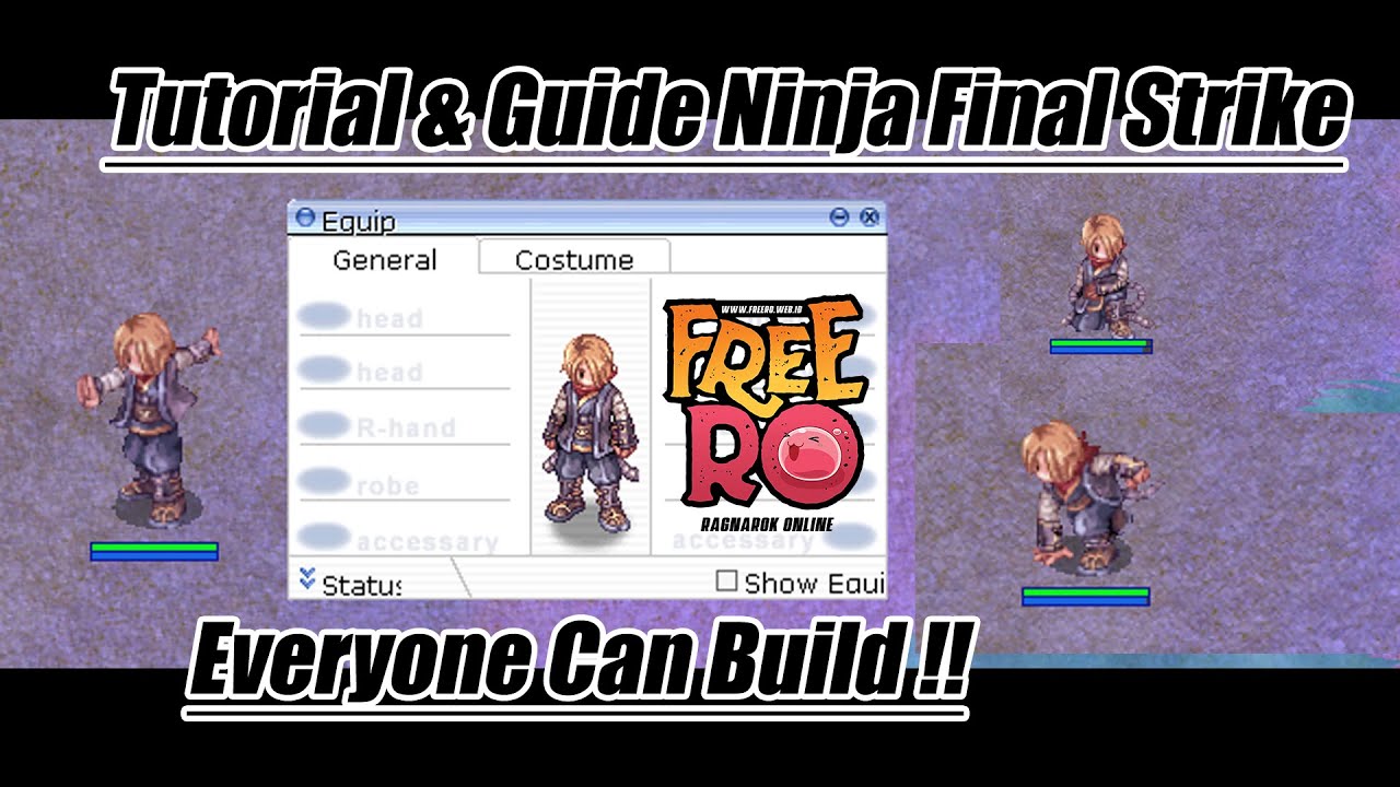 Tutorial & Guide Build Pre Renewal Ninja 