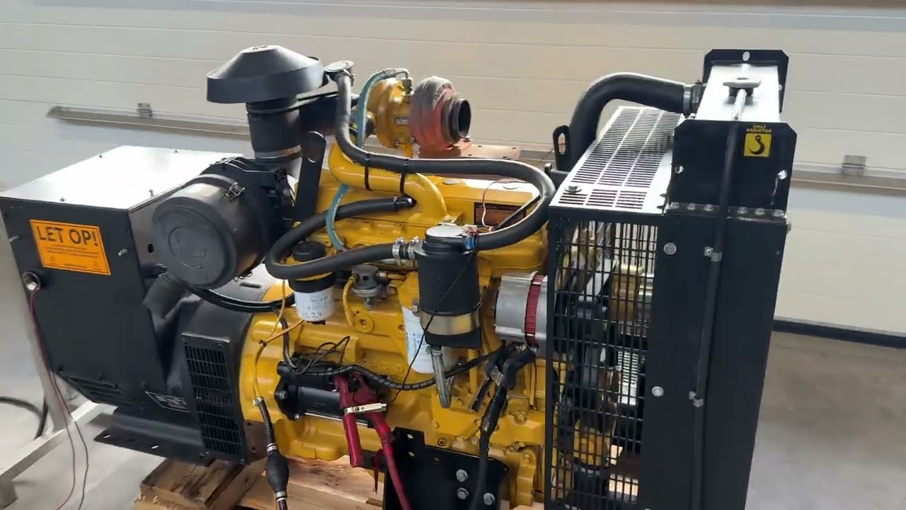 John Deere 4045 TFU 70 Stamford 42.5 kVA marine generatorset stocknr 6741