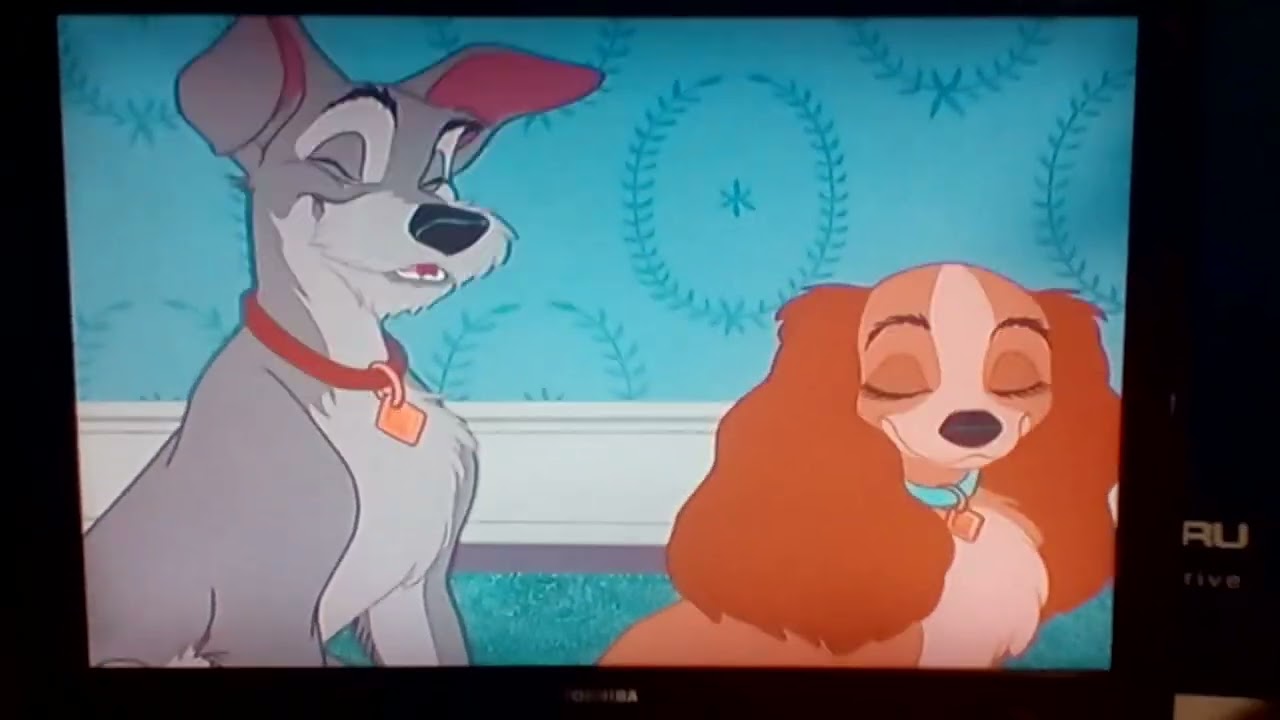 LADY AND THE TRAMP DVD THE ENDING SCENE & THE END CREDITS SCENE