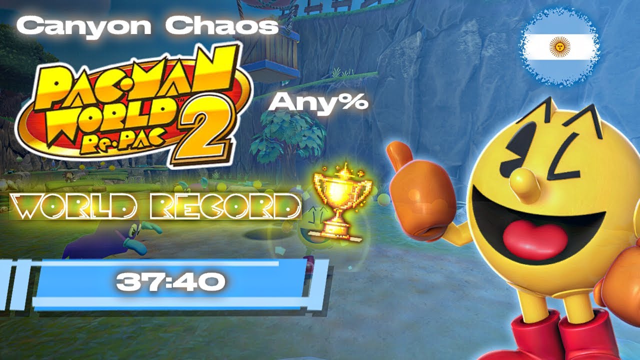 [World Record] [37:40] Pac-Man World 2 Re-Pac - Canyon Chaos - Any%