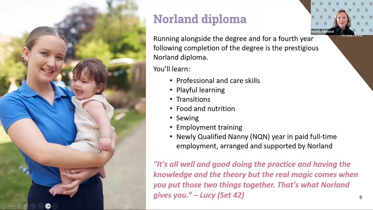 Norland Unwrapped — Applying to Norland