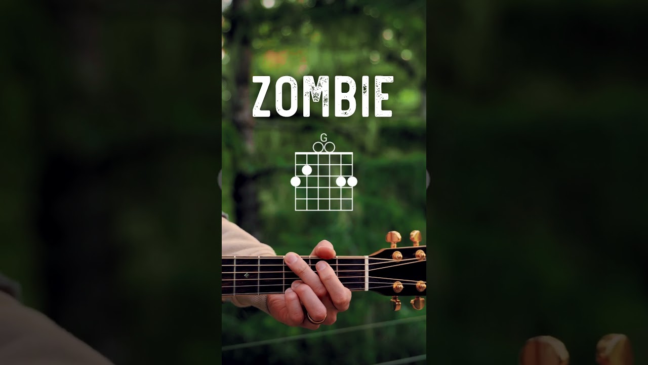 Zombie The Cranberries Guitar Tutorial // Zombie Guitar Lesson
