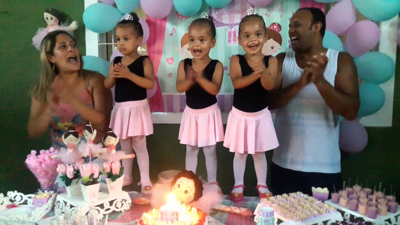 Parabéns 3 aninhos 