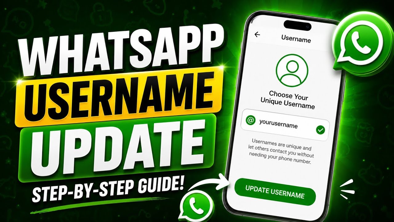 How To Get Whatsapp Username 100% Free #tutorial #whatsapp 