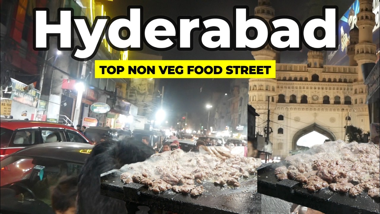 Hyderabad’s BEST Ramzan Food Street | Hussaini Alam Kababs You MUST Try! Best Ramadan Food Hyderabad