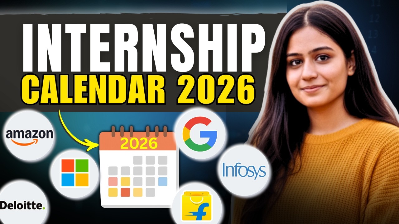 Internship Calendar 2026 Off-Campus TECH | Step-by-Step Roadmap | Mark for FAANG Dates 📆