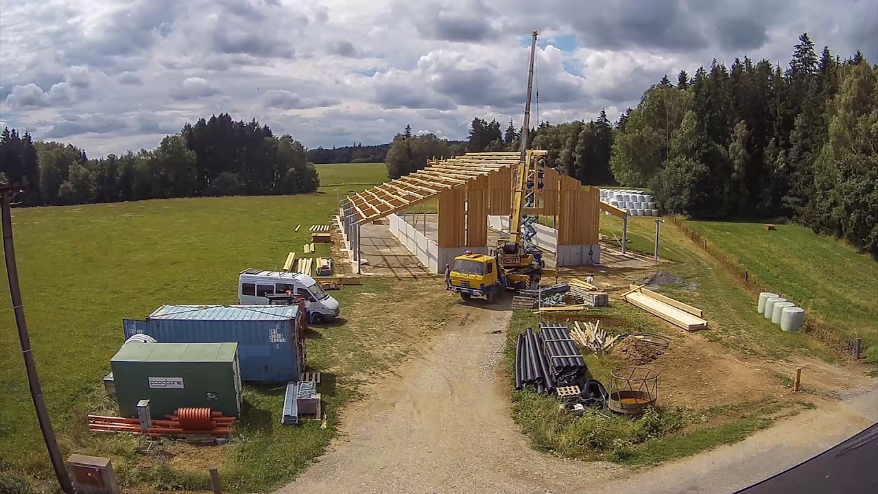Časosběr | Výstavba zimoviště 2017 | Farma Občiny Hladíkovi