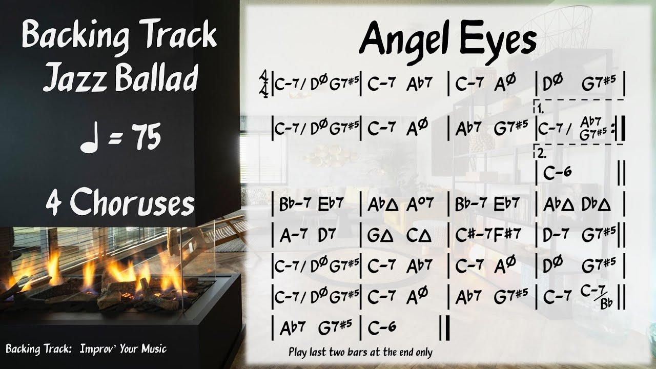 Angel Eyes (75 BPM) - Backing Track