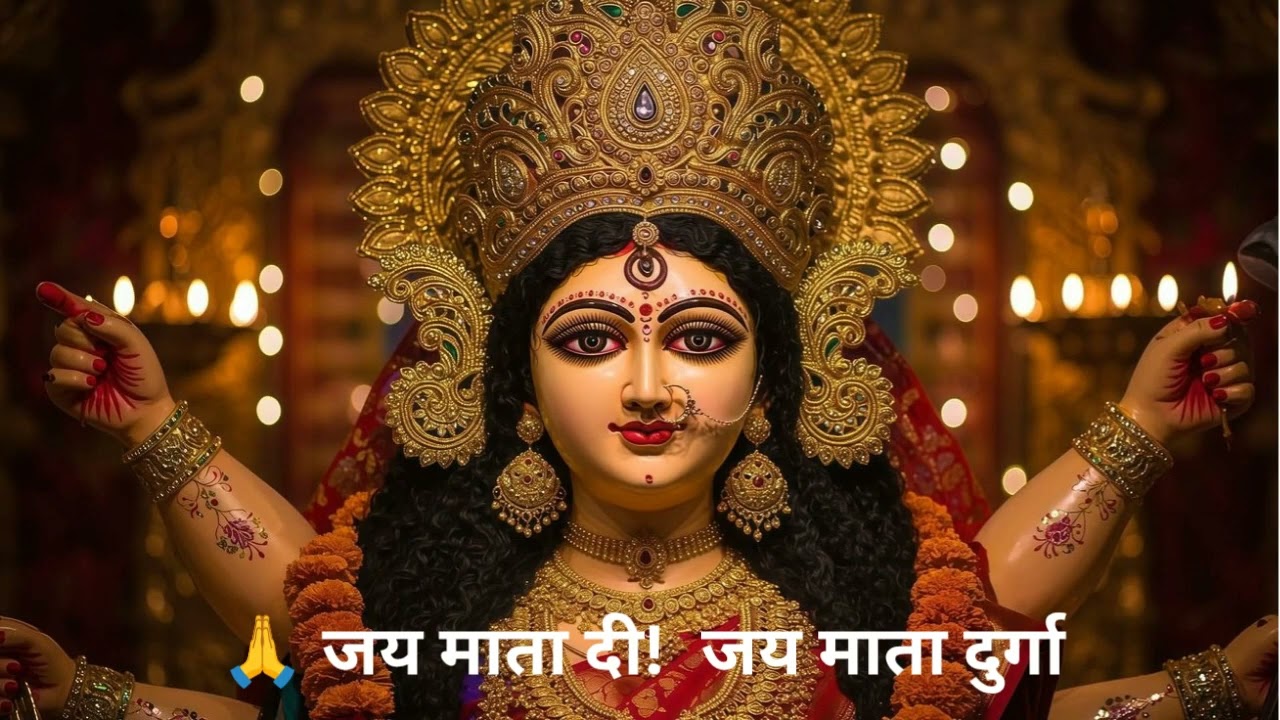 🙏 जय माता दी | माँ दुर्गा का शक्तिशाली भजन | हर संकट दूर करने वाला भजन#shortvideo #motivation 