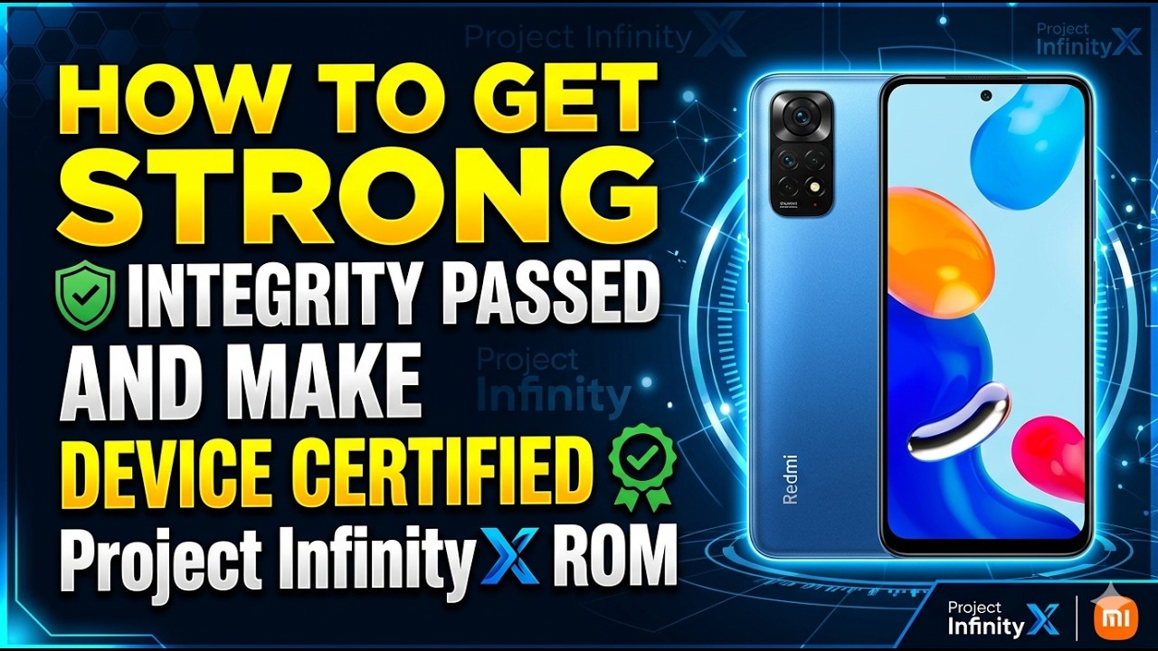 Включите Strong Integrity в прошивке Project Infinity X