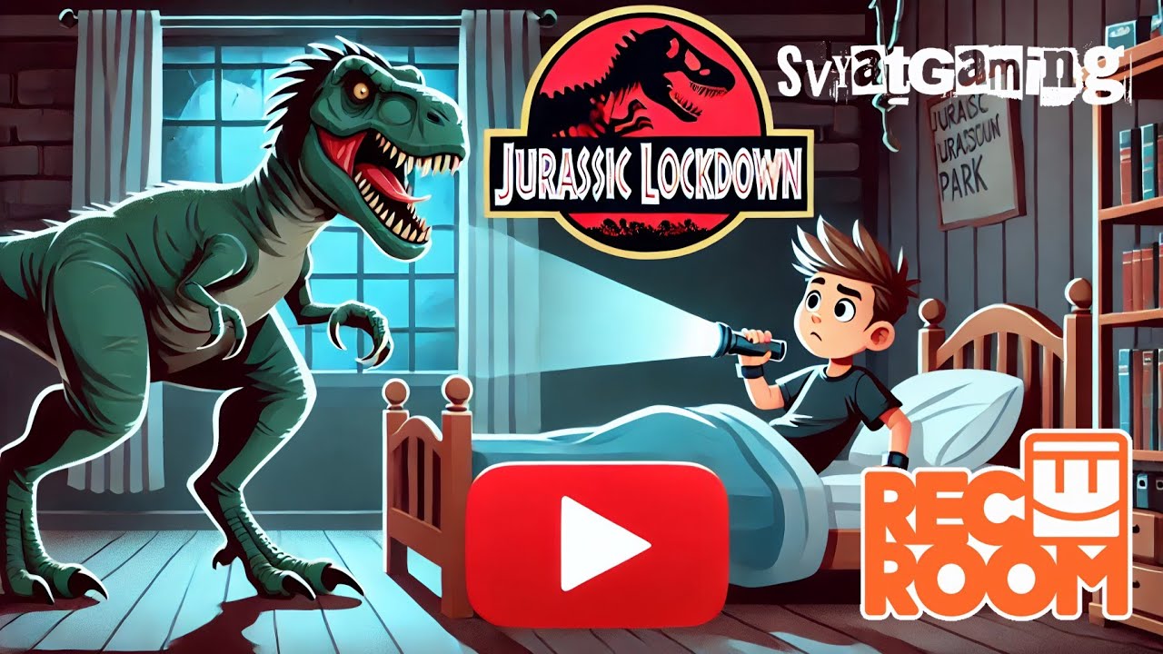 VR-геймплей Jurassic Lockdown Rec Room