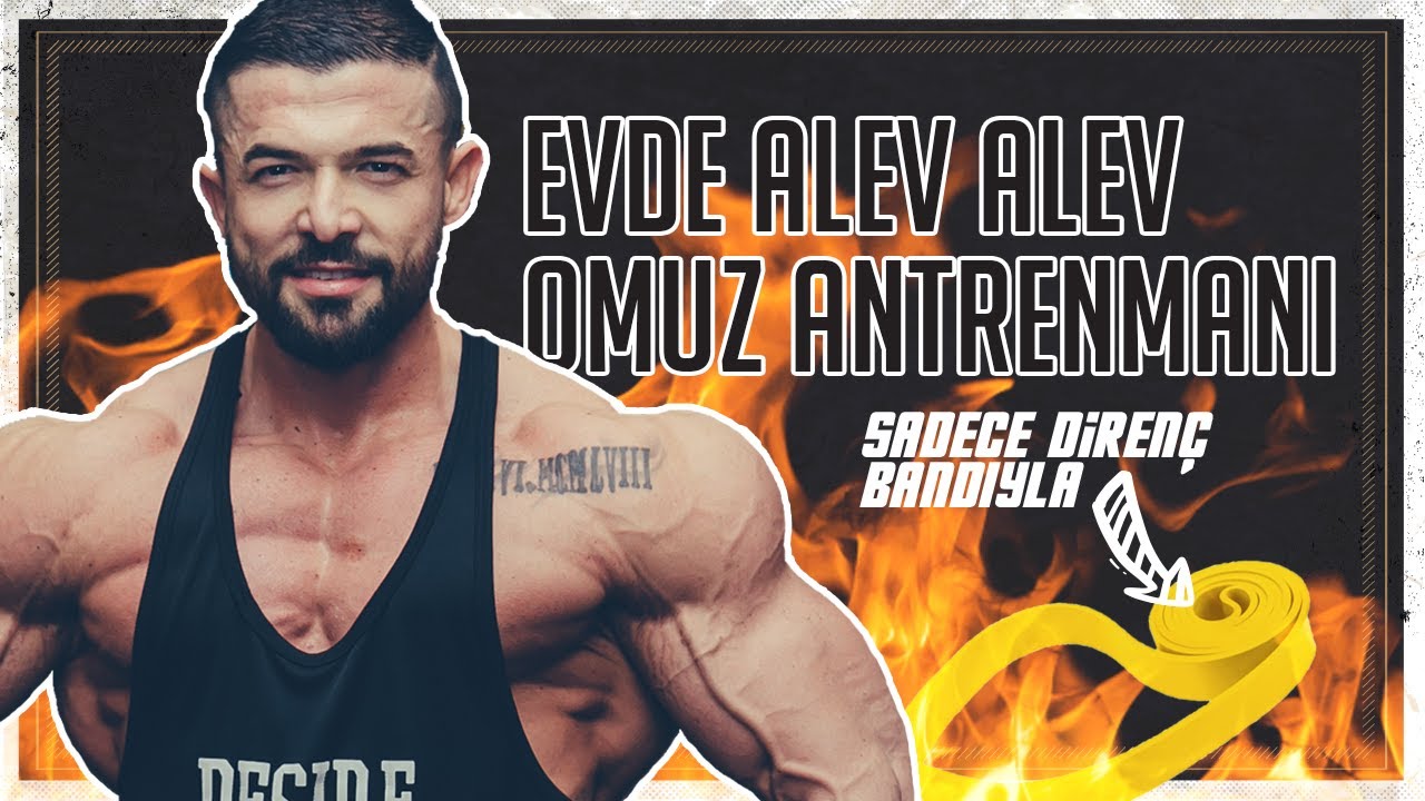 Evde Alev Alev Omuz Antrenmanı | Sadece Direnç Bandıyla