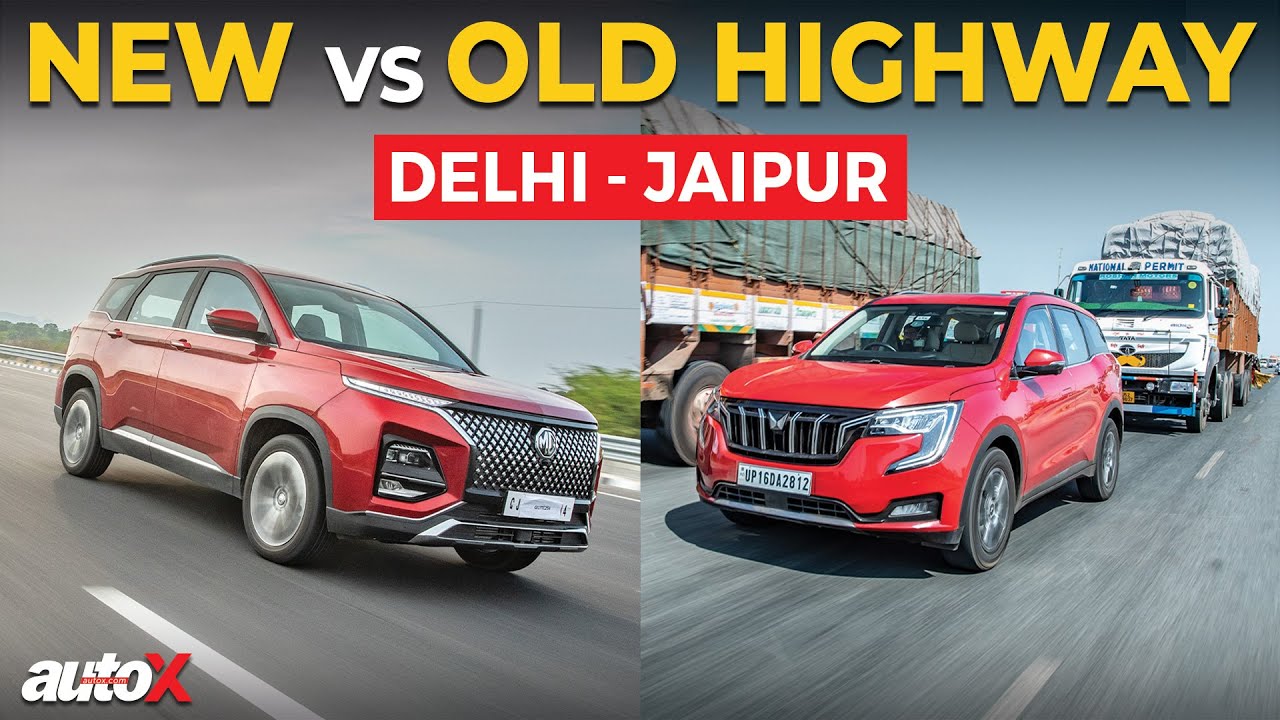 Delhi Mumbai Expressway - Old vs New Highway Comparison | Delhi to Jaipur Driving Experience | autoX