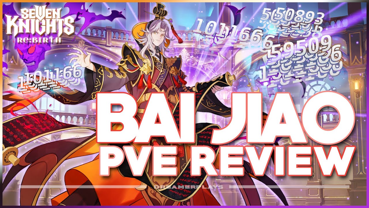 BAI JIAO Goes BEYOND Water/Dark Dungeon & Speed Clears ALL His Content! | Seven Knights Re:BIRTH