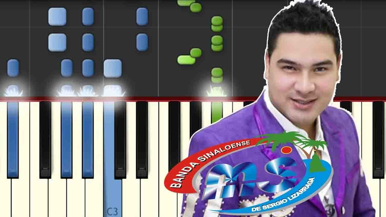 El Color De Tus Ojos / Banda MS / Piano Tutorial / Notas Musicales