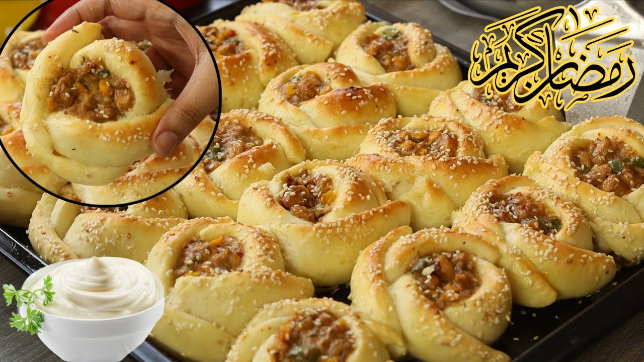 The Most Delicious Flower Chicken Bread Recipe 😍 Ramadan Special by (YES I CAN COOK)