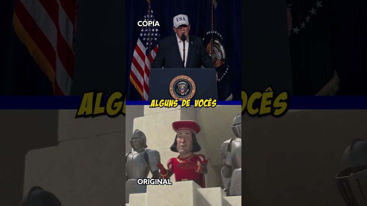Trump, o Lord Farquaad da Paz#guerra #war #ir&atilde; #ira #usa