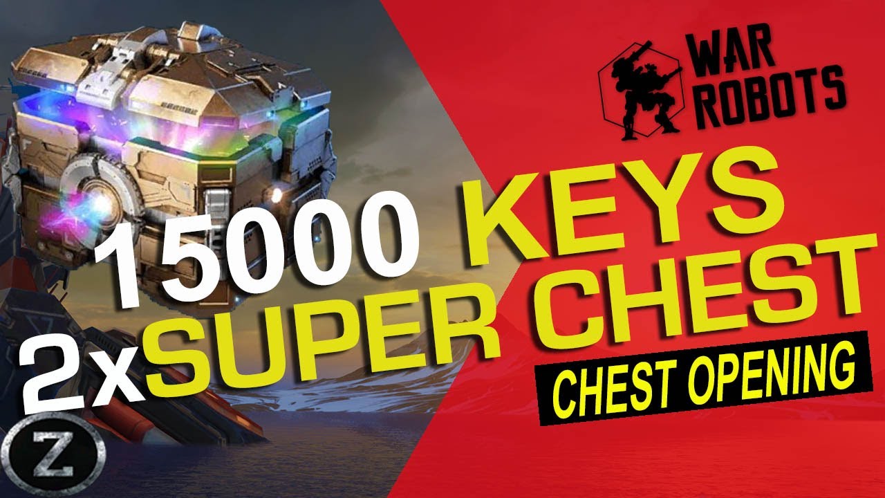 War Robots: 15000 KEYS & 2 SUPER CHEST OPENING | BLACK MARKET OPENING