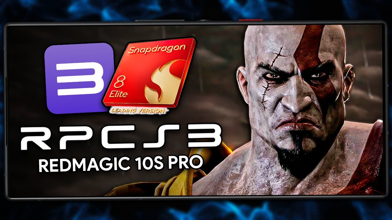 REDMAGIC 10S PRO RODANDO PS3! | Snapdragon 8 Elite LEADING VERSION RPCSX Android | God Of War 3...
