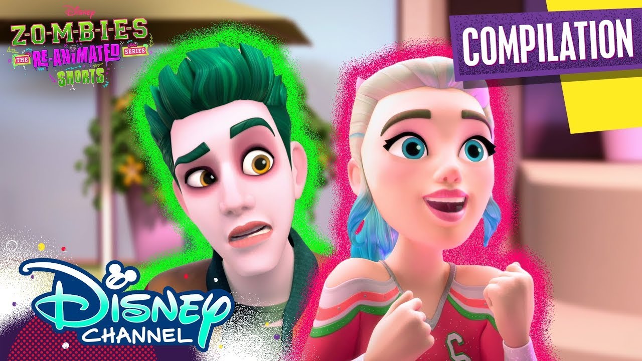 ZOMBIES Mini Bites | ZOMBIES: The Re-Animated Series Shorts | Compilation | @disneychannelanimation