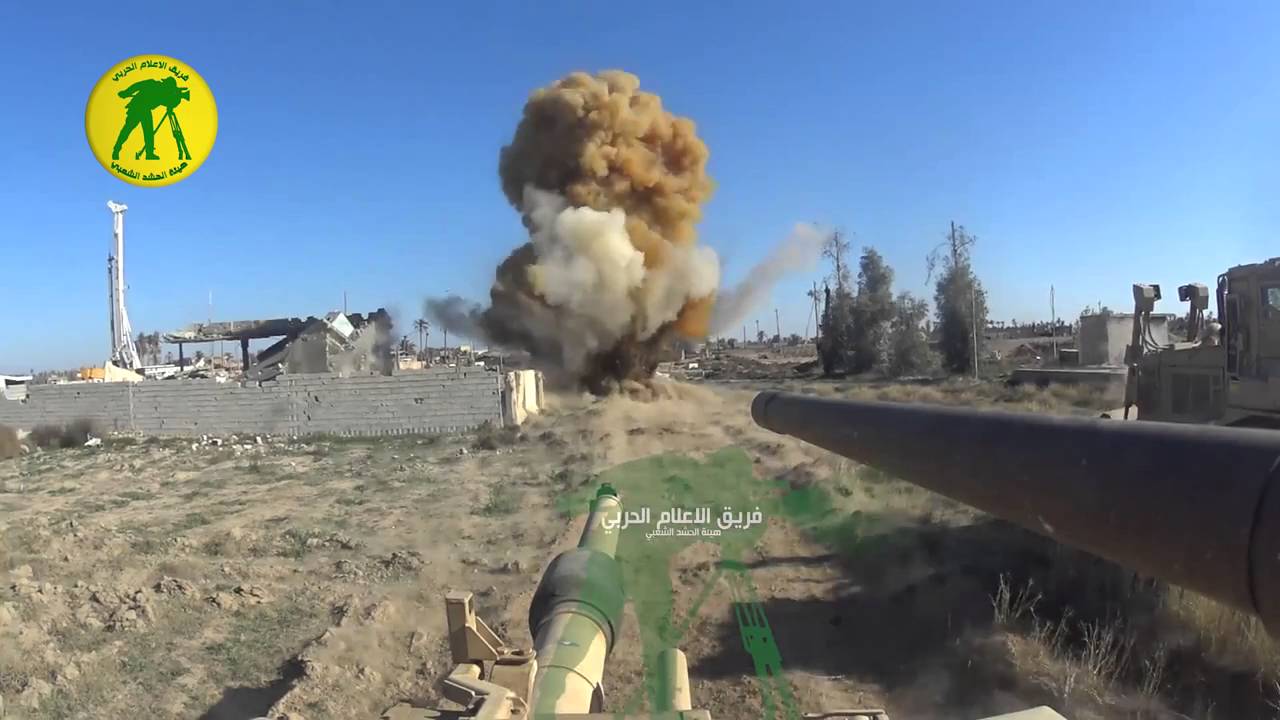 Iraqi Special Forces Golden Division Soldiers and Abrams combat with ISIS in Al Sijaria