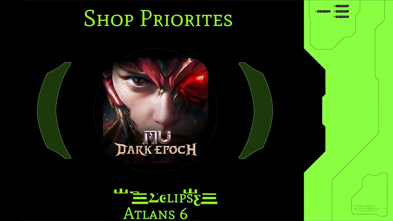 MU Dark Epoch — Приоритеты магазина