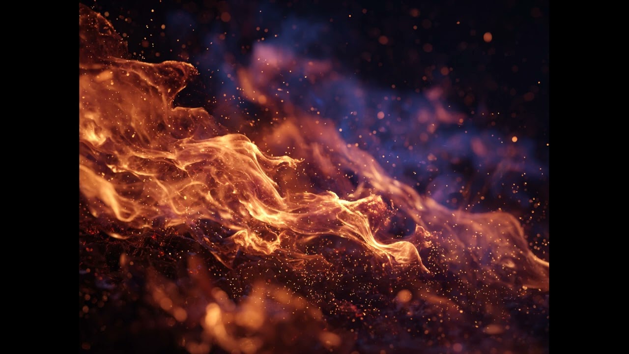 10 Hours of Burning Fire 🔥 Relaxing Fireplace Ambience for Sleep