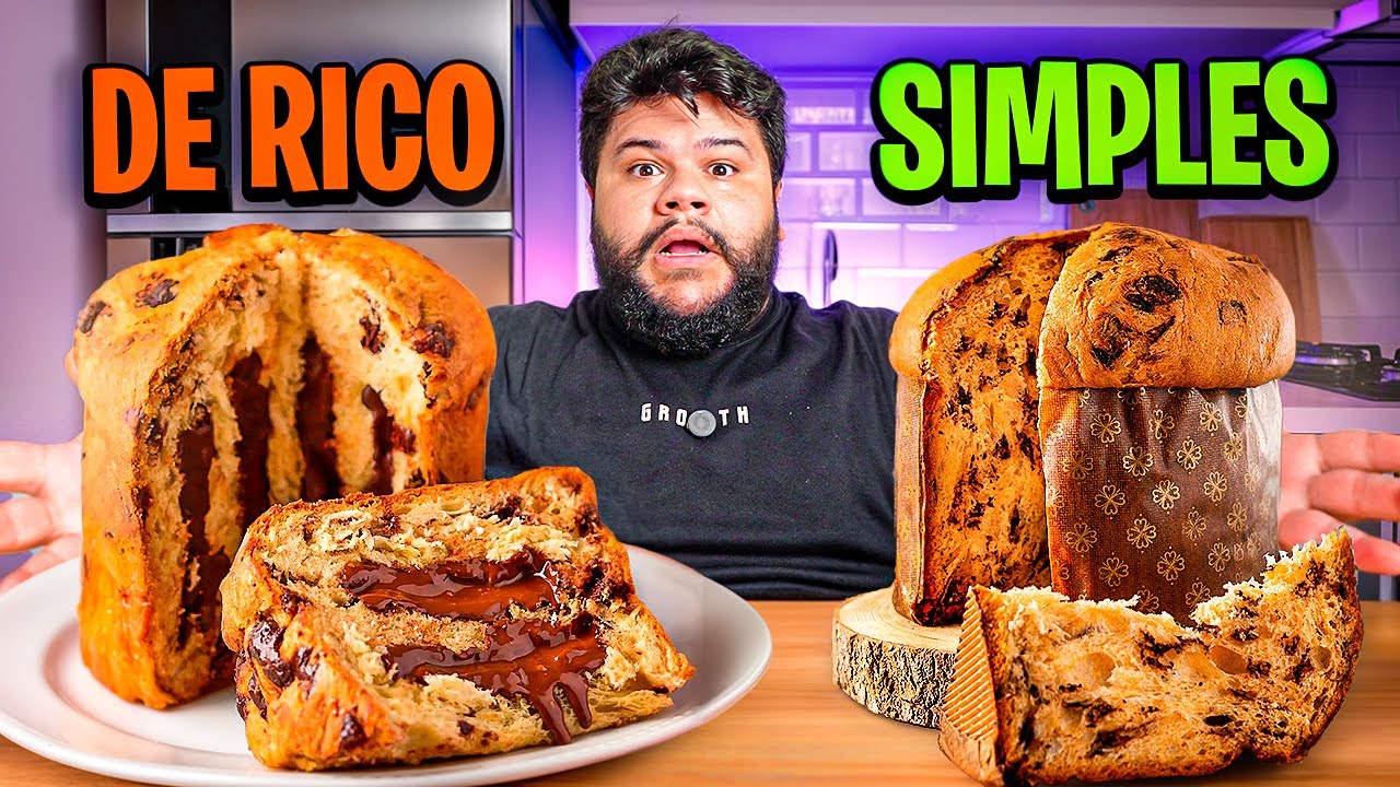 PANETONE DE RICO VS PANETONE SIMPLES