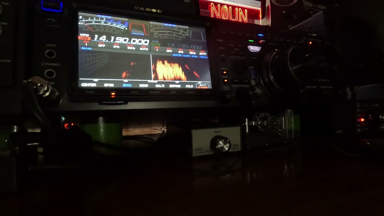 3Y0K Bouvet Via 20 Meter Longpath This Morning, March 4, 2026 at N0UN. #hamradio #3Y0K #amateurradio
