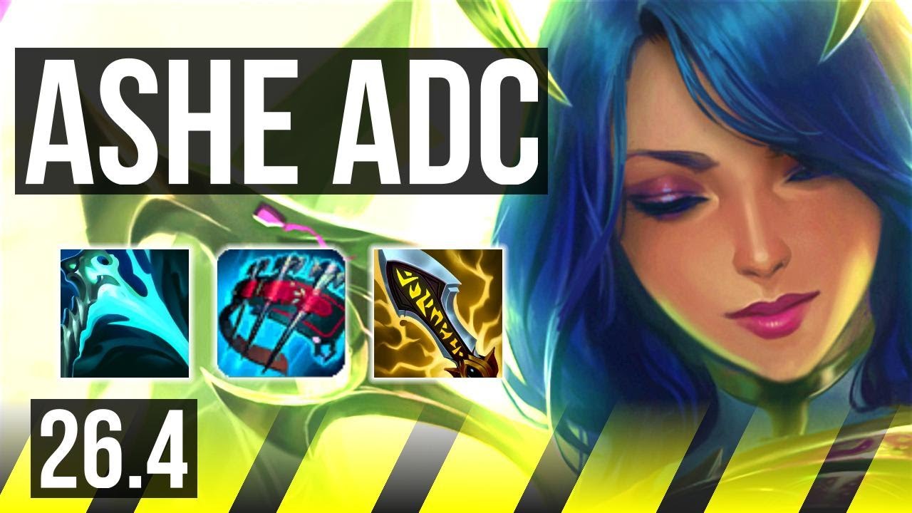 ASHE & Maokai vs JHIN & Bard (ADC) | 53K damage | KR Challenger | 26.4