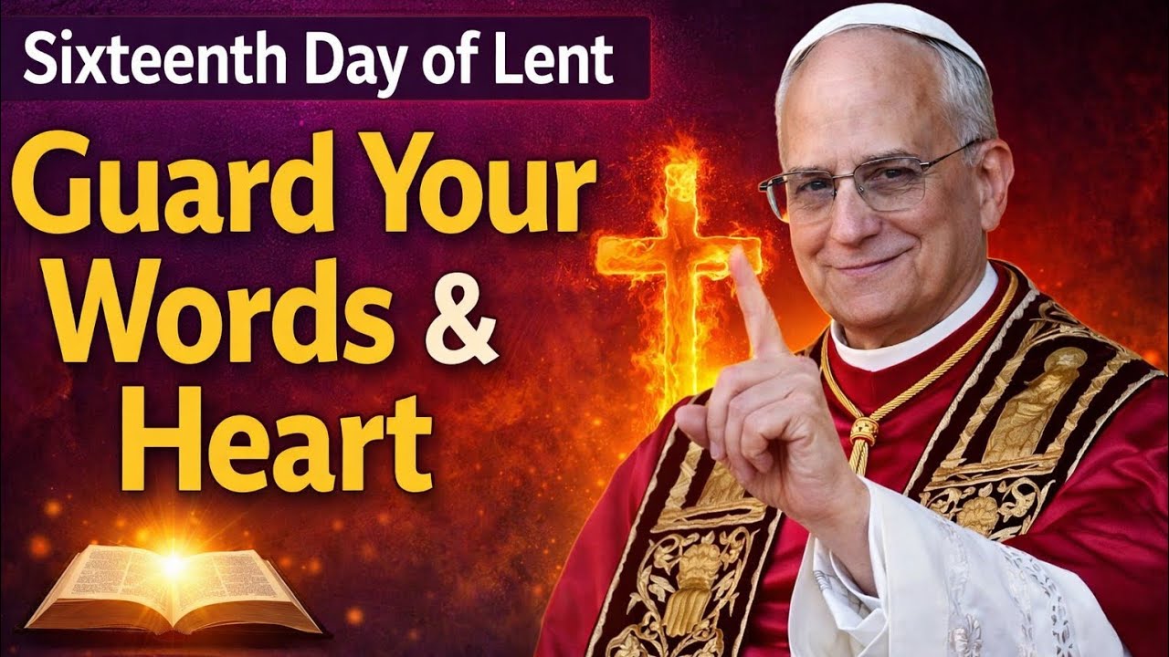 Day 16 of Lent Prayer: Guard Your Words and Your Heart | Powerful Christian Message