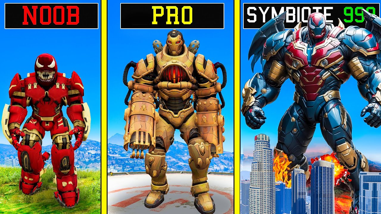 Upgrading IRONMAN to SYMBIOTE IRONMAN in GTA 5!