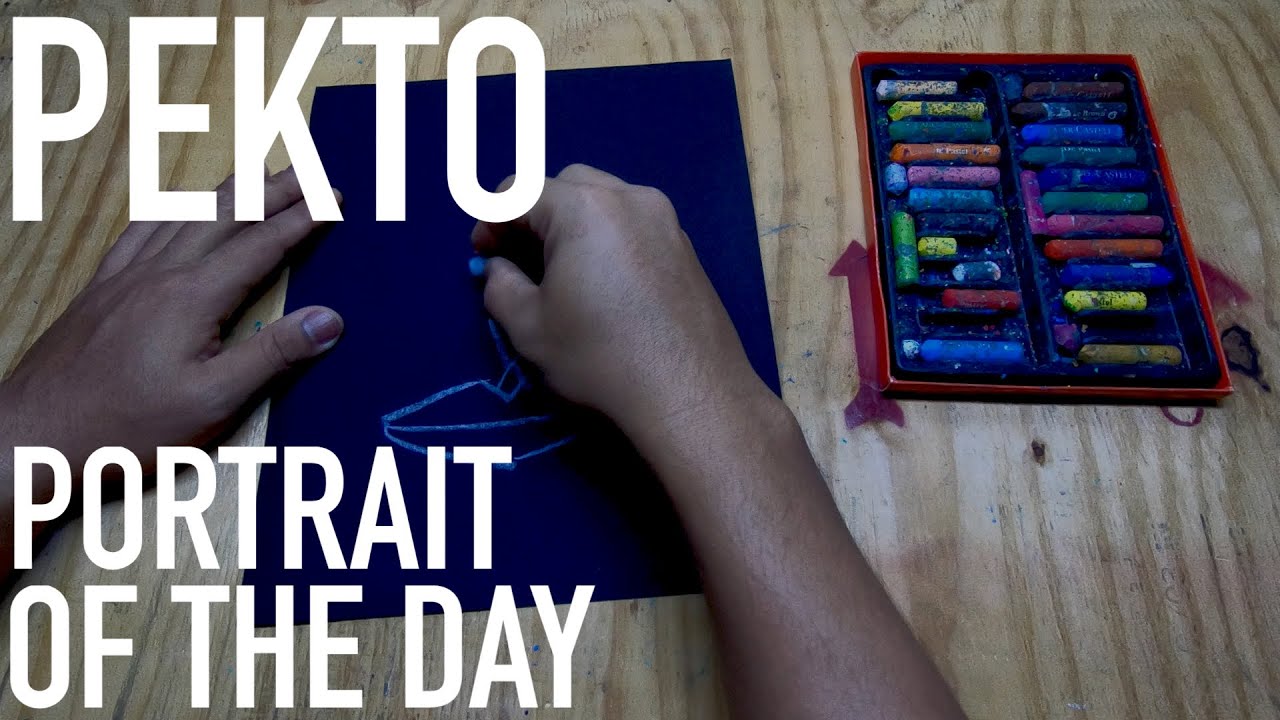 #21 PEKTO  / Portrait of the Day / Art Therapy / Relaxing Art / Fast and Easy Art