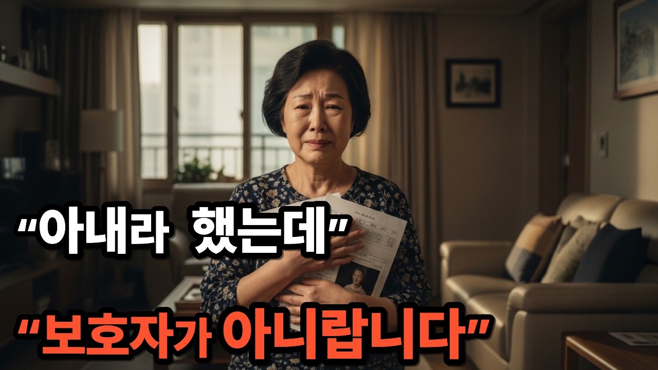 혼인신고 안 했더니… 병원에서 보호자가 아니랍니다 | 60대 여성 실화