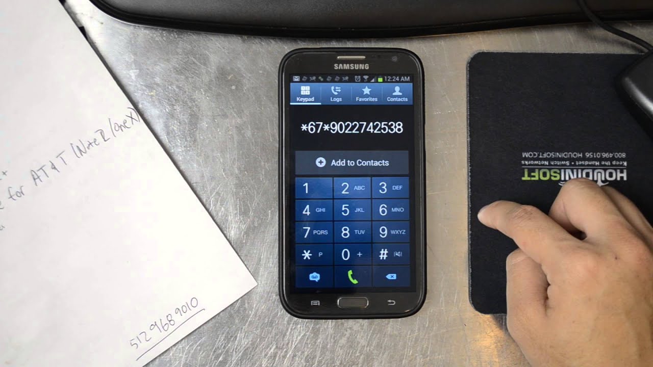 Setting Up Call Forwarding for Google Voice on the Samsung Galaxy Note 2 (AT&T)