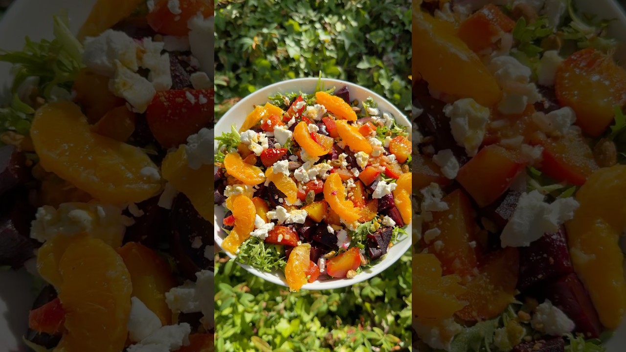 Fris&eacute;e & Beet Salad 🥗 #cooking #recipe #foodshorts #food #shorts