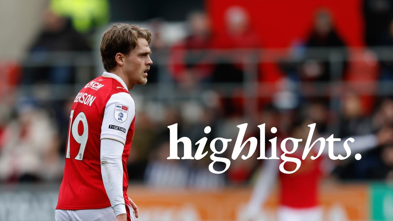 Rotherham United v Doncaster Rovers Highlights