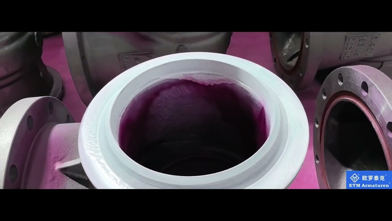 ETM Armaturen Low Torque Design Gate Valves With Penetrant Testing