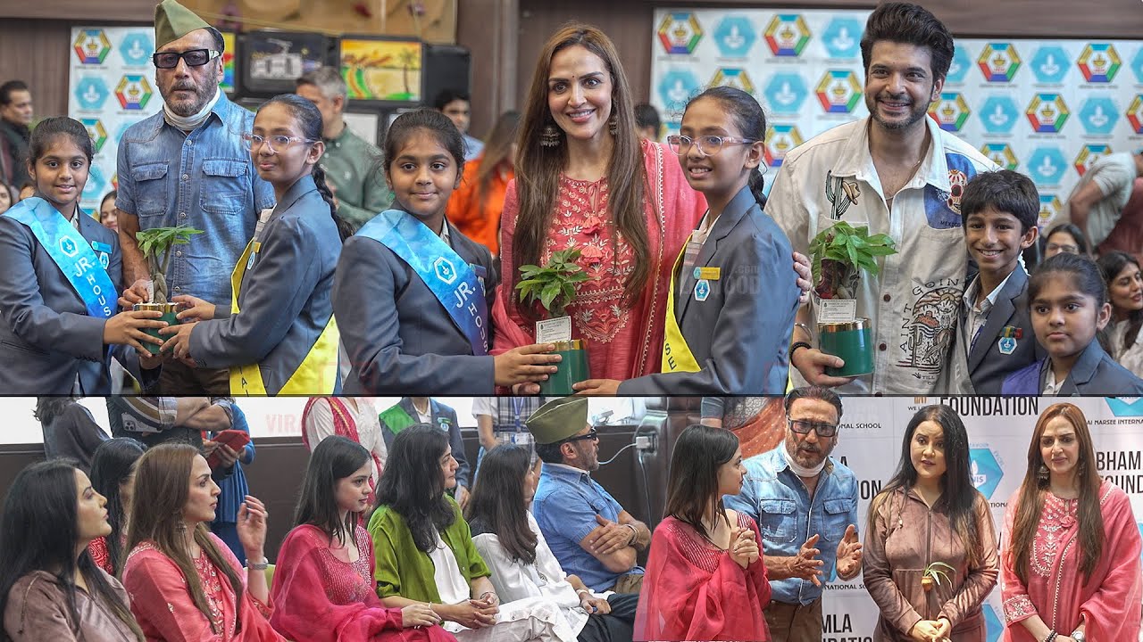 UNCUT - Flag Off Tree Plantation Drive Bhamla Foundation | Amruta Fadnavis, Jackie Shroff, Esha Deol