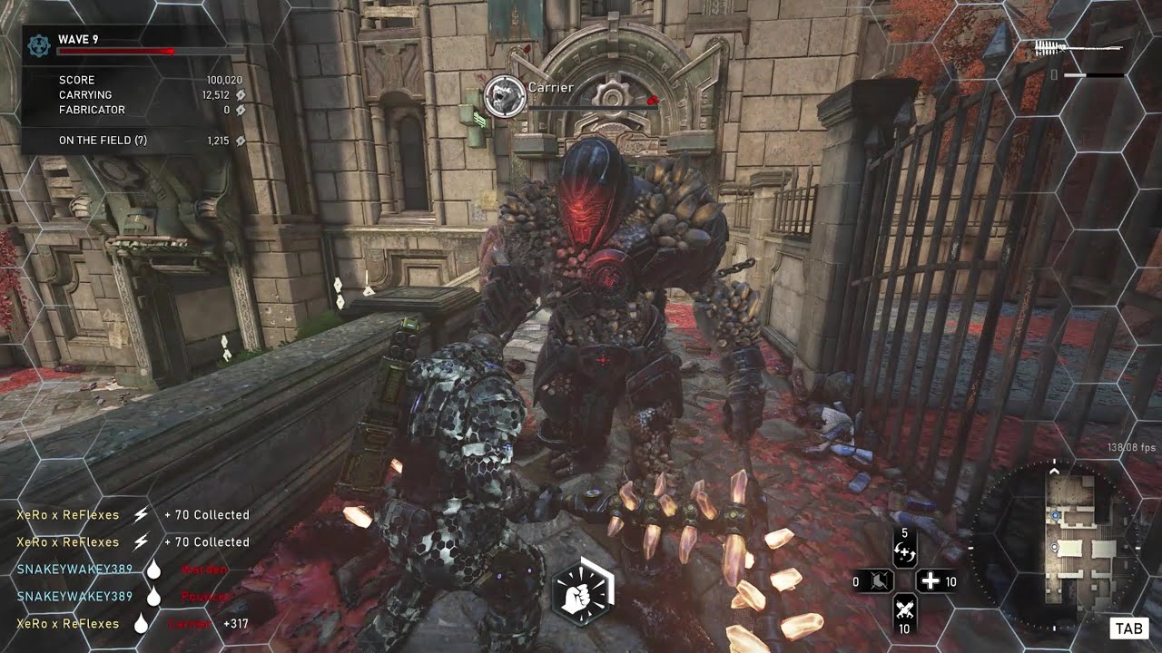 Gears 5 Master Boss Rush (2 человека) в Blood Drive в роли Striker/Blademaster