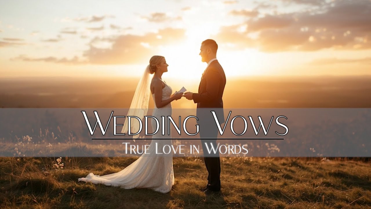 💍 Unforgettable Wedding Vows — True Love in Every Word