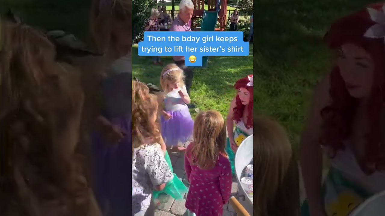 What really happens at parties 🧜🏻&zwj;♀️ #partyprincess #thelittlemermaid #partofthatworld #ariel