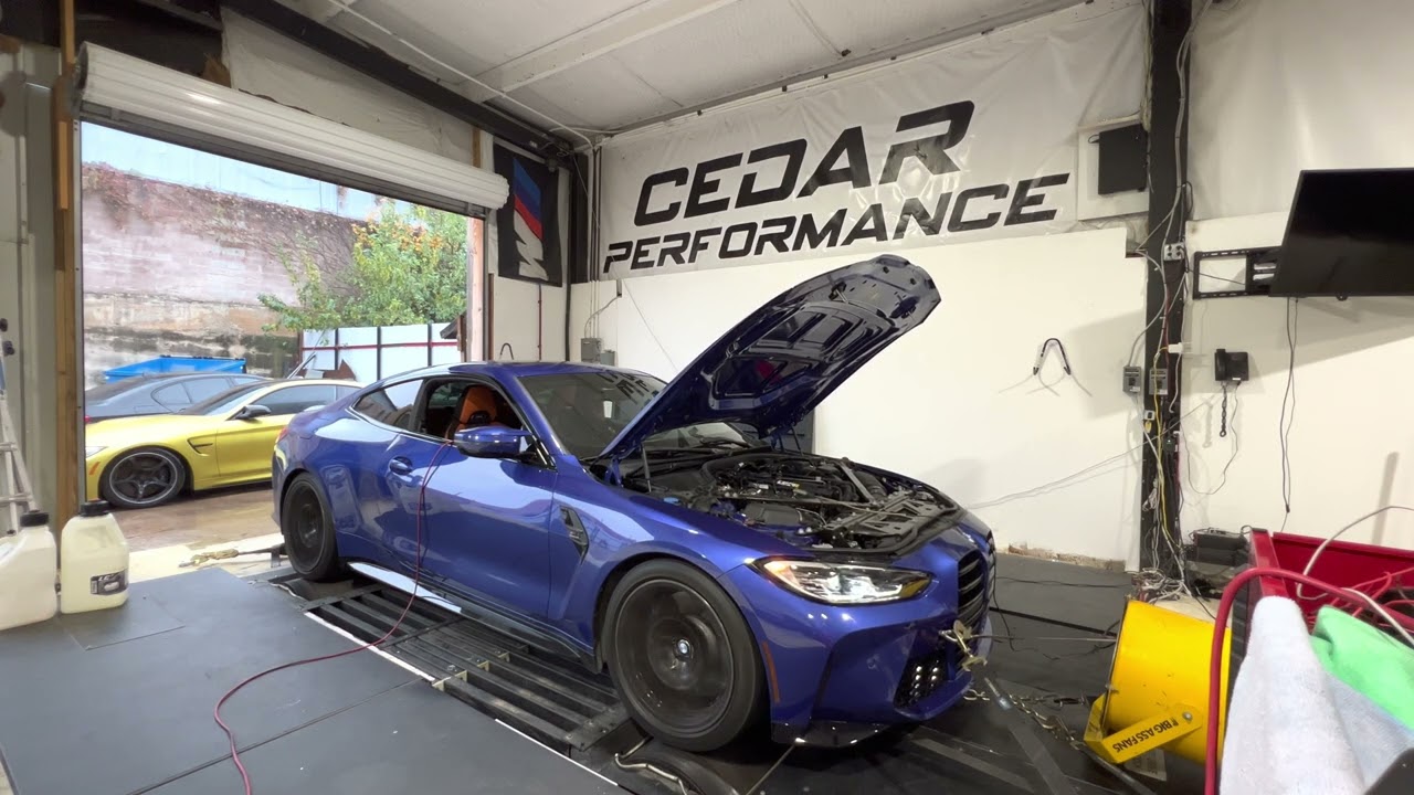 2022 BMW M4 Dyno Run Pump Gas Shift Test