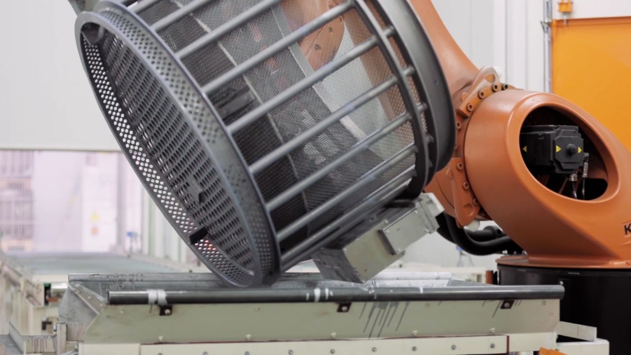 Fully automatic coating of fasteners