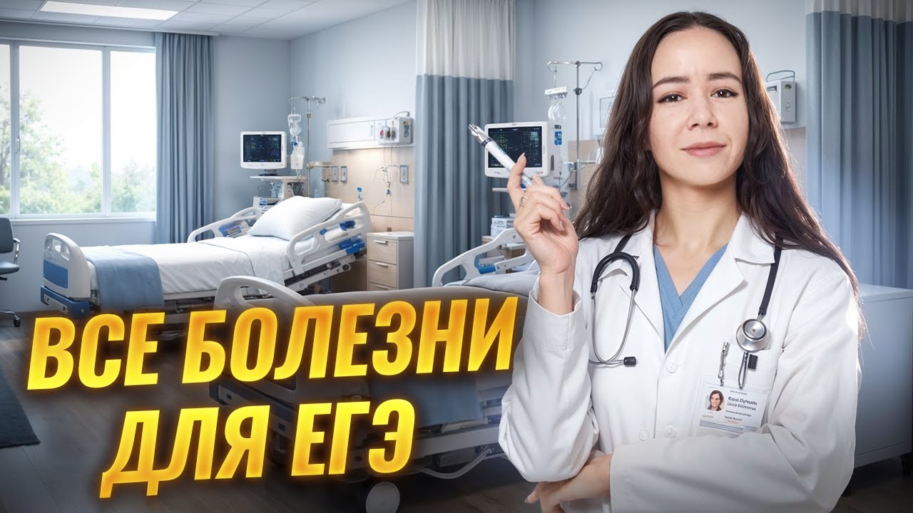 ВСЕ БОЛЕЗНИ для ЕГЭ по биологии | Жанна Казанская | Умскул