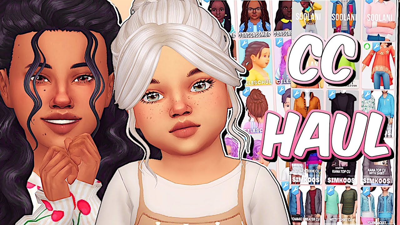 Sims 4 | MAXIS MATCH МАЛЫШИ И ДЕТКИ CC HAUL 🌿 | более 200 предметов + ССЫЛКИ НА CC!
