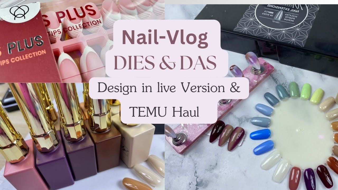 Nail Vlog, DIES&DAS  letztes für 2025 #nailscoffeeandtea#diynails #pressonnals #nailtutorials